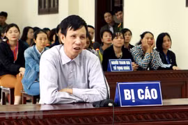 Bị cáo Nguyễn Văn Túc tại tòa. (Ảnh: Thế Duyệt/TTXVN)
