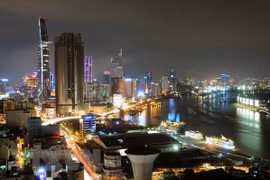 Một góc Thành phố Hồ Chí Minh. (Ảnh: An Hiếu/TTXVN)