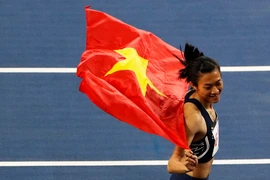 Vận động viên Lê Tú Chinh. (Nguồn: TTXVN)