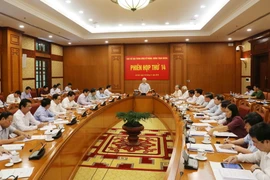 Quang cảnh Phiên họp thứ 14 của Ban Chỉ đạo Trung ương về phòng, chống tham nhũng. (Ảnh: Phương Hoa/TTXVN)