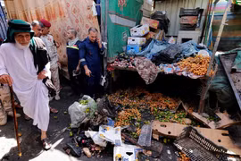 Hiện trường vụ đánh bom. (Nguồn: Reuters)