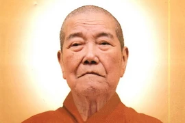Trưởng lão Hòa thượng Thích Thanh Sam. (Nguồn: TTXVN)