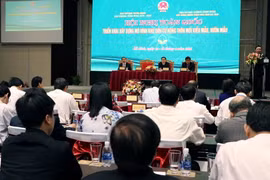 Quang cảnh hội nghị. (Ảnh: Công Tường/TTXVN)