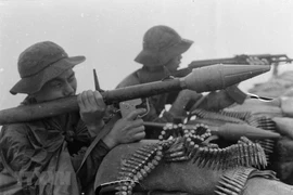 Các chiến sỹ giải phóng dũng cảm giữ từng tấc đất của Quảng Trị. (Ảnh: Tư liệu TTXVN)