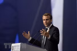 Tổng thống Pháp Emmanuel Macron. (Nguồn: THX/TTXVN)