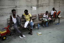 Người di cư tại Ventimiglia, Italy ngày 9/8/2017. (Nguồn: AFP/TTXVN)