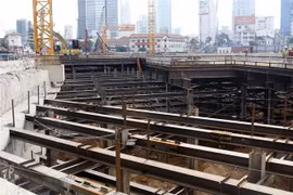 Dự án Metro số 1 Bến Thành-Suối Tiên. (Nguồn: TTXVN)