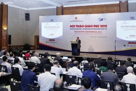 Quang cảnh buổi hội thảo. (Ảnh: Lâm Khánh/TTXVN)