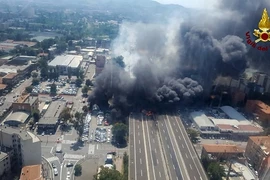 Hiện trường vụ tai nạn. (Nguồn: thelocal.it)