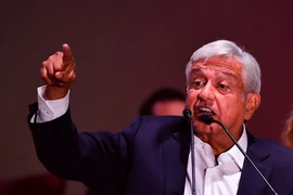 Tổng thống đắc cử Mexico Andrés Manuel López Obrador. (Nguồn: AFP/TTXVN)