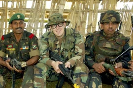 Binh sỹ Mỹ và Ấn Độ trong một cuộc tập trận chung. (Nguồn: Reuters)