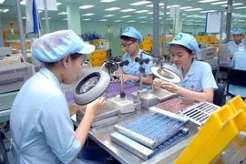 Hoạt động tại một doanh nghiệp FDI. (Nguồn: TTXVN)