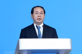 Chủ tịch nước Trần Đại Quang. (Ảnh: Nhan Sáng/TTXVN)