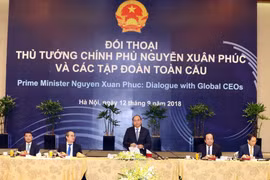 Thủ tướng Nguyễn Xuân Phúc phát biểu tại buổi làm việc. (Ảnh: Thống Nhất/TTXVN)