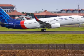 Một chiếc máy bay Boeing 737 của Sriwijaya Air đã mất tích hôm 9/1. (Nguồn: DW)