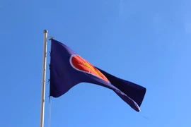 Cờ ASEAN. (Ảnh: Hoàng Minh/TTXVN)
