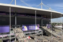 Sân vận động Stade de France. (Ảnh: Ngọc Hiệp/TTXVN)