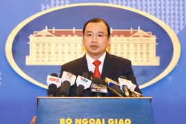 Người Phát ngôn Bộ Ngoại giao Việt Nam Lê Hải Bình. (Ảnh: Doãn Tấn/TTXVN)