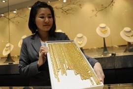 Một cửa hàng kim hoàn ở Singapore. (Nguồn: AFP/TTXVN)