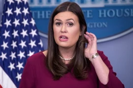 Người phát ngôn Nhà Trắng Sarah Sanders. (Nguồn: EPA/ TTXVN)