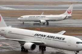 Máy bay của hãng JAL tại sân bay Haneda ở thủ đô Tokyo. Ảnh minh họa. (Nguồn: AFP/TTXVN)