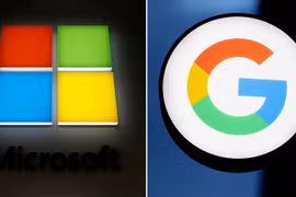 Microsoft, Alphabet thu lợi nhờ “cơn sốt” đám mây tích hợp AI. (Nguồn: Sky News)