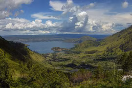 Hồ Toba. (Nguồn: Wikipedia)