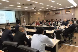 Quang cảnh hội thảo. (Ảnh: Hữu Kiên/TTXVN)