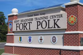 Thao trường Fort Polk. (Nguồn: wdsu.com)