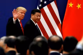 Tổng thống Mỹ Donald Trump và Chủ tịch Trung Quốc Tập Cận Bình. (Nguồn: Reuters)