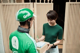Dịch vụ giao hàng của Grab. (Ảnh: CTV)