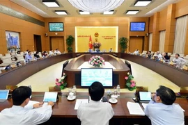 Một phiên họp của Ủy ban Thường vụ Quốc hội. (Ảnh: Trọng Đức/TTXVN)