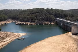 Một hồ chứa nước ở Australia. (Nguồn: Getty Images)