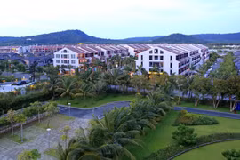 Một góc khu nghỉ dưỡng ở xã Dương Tơ, Phú Quốc. (Ảnh: Ngọc Hà/TTXVN)