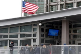 Đại sứ quán Mỹ ở Moskva, Nga. (Nguồn: AFP/TTXVN)