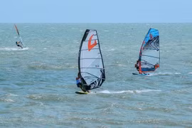 Giải lướt ván buồm quốc tế Fun Cup tổ chức tại Bình Thuận năm 2017. (Nguồn: TTXVN)