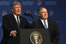 Tổng thống Donald Trump và Ngoại trưởng Mike Pompeo. (Nguồn: AP)