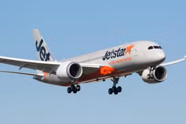 Một máy bay của Jetstar. (Nguồn: samchui.com)