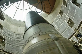 Tên lửa liên lục địa mang đầu đạn hạt nhân Titan II của Mỹ. (Ảnh: Sputnik/TTXVN)