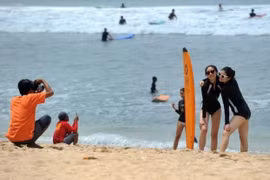 Bãi biển ở Bali, Indonesia. (Nguồn: AFP)