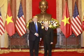 [Video] Tổng Bí thư, Chủ tịch nước hội đàm với Tổng thống Donald Trump
