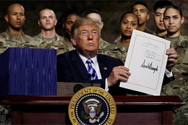 Tổng thống Donald Trump đã ký ban hành Đạo luật chi tiêu quốc phòng Mỹ 2020. (Ảnh minh họa. Nguồn: Reuters)