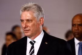 Chủ tịch Cuba Miguel Diaz-Canel. (Ảnh: Independent)
