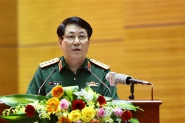 Đại tướng Lương Cường, Chủ nhiệm Tổng Cục Chính trị Quân đội nhân dân Việt Nam. (Ảnh: Dương Giang/TTXVN)