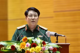 Đại tướng Lương Cường, Chủ nhiệm Tổng Cục Chính trị Quân đội nhân dân Việt Nam. (Ảnh: Dương Giang/TTXVN)