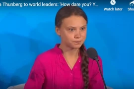 [Video] Greta Thurnberg bị chặn để nhường đường cho Tổng thống Trump