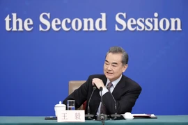 Bộ trưởng Ngoại giao Trung Quốc Vương Nghị phát biểu trong cuộc họp báo bên lề Kỳ họp thứ hai Đại hội Đại biểu Nhân dân toàn quốc (Quốc hội) Trung Quốc tại Bắc Kinh ngày 8/3/2019. (Ảnh: THX/TTXVN)