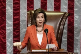 Chủ tịch Hạ viện Mỹ Nancy Pelosi. (Ảnh: THX/TTXVN)