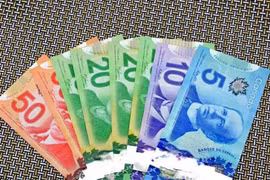 Đồng CAD của Canada. (Ảnh: Daily/TTXVN)