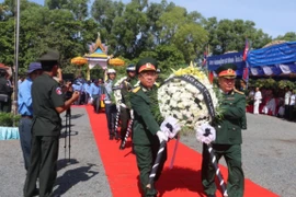 Quang cảnh buổi lễ. (Ảnh: Phóng viên TTXVN tại Campuchia)